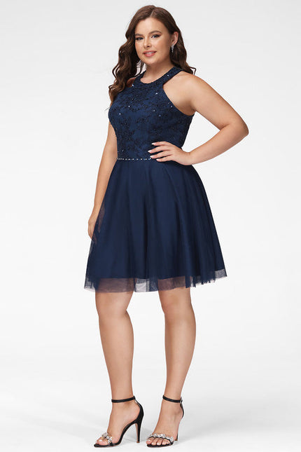 Robe de Soirée Tulle Saphir - gallery 5