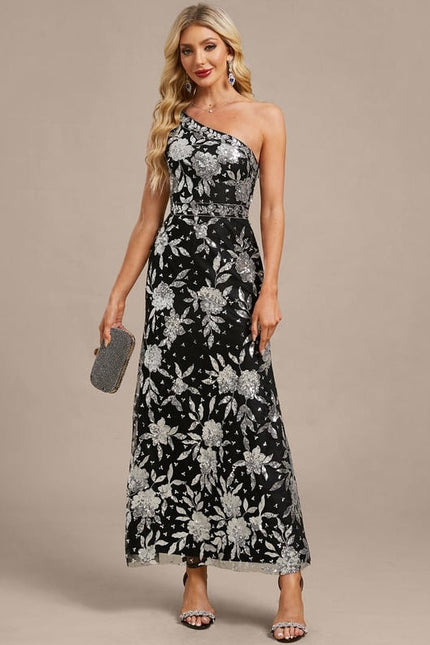 Robe de Soirée Noire Étoilée - gallery 2