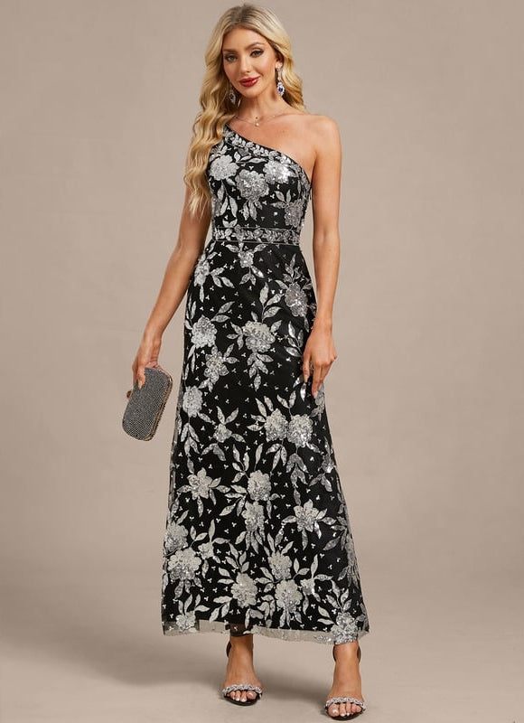 Robe de Soirée Noire Étoilée - gallery 2