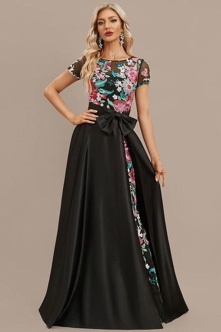 Robe De Soirée Avec Gros Noeud