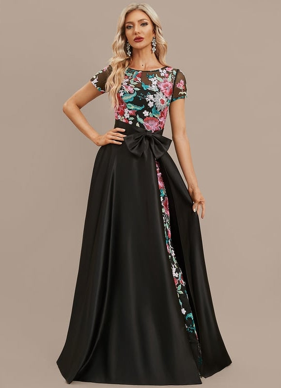 Robe De Soirée Avec Gros Noeud