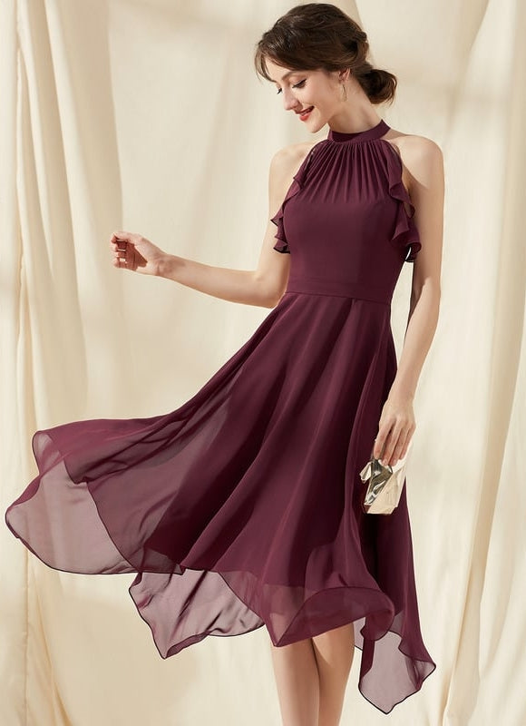Robe de Soirée Chiffon Flottante
