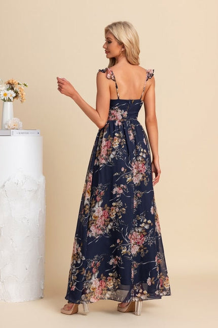 Robe de Soirée Nuit Florale - gallery 1