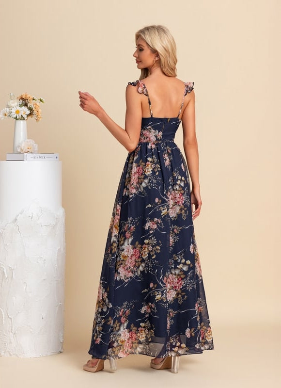 Robe de Soirée Nuit Florale - gallery 1