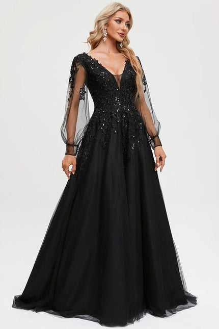 Robe de Soirée Éclat Noir - gallery 6