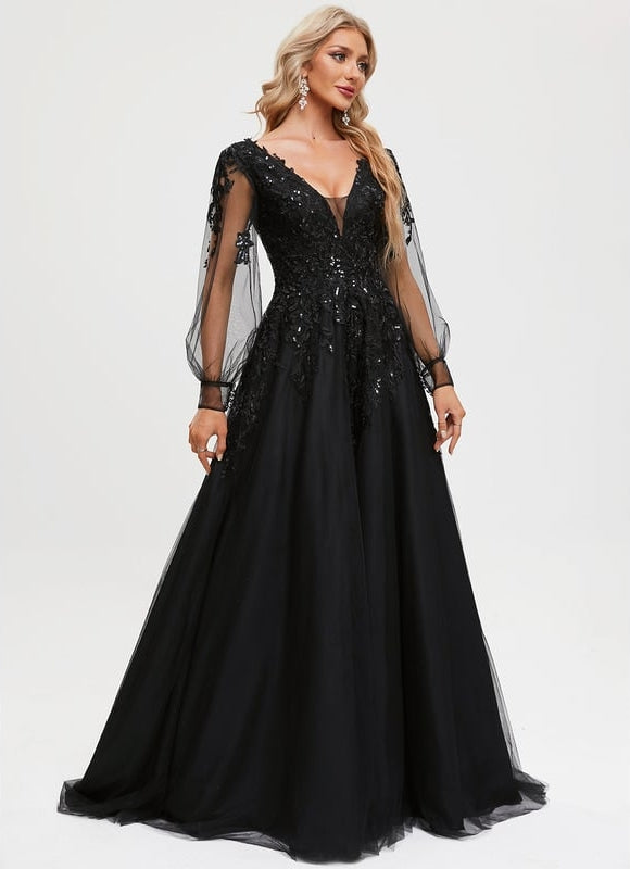 Robe de Soirée Éclat Noir - gallery 6