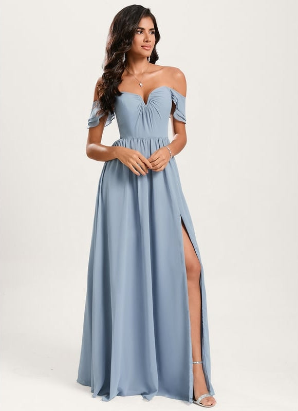 Robe de Soirée Rêve Pourpre - gallery 1