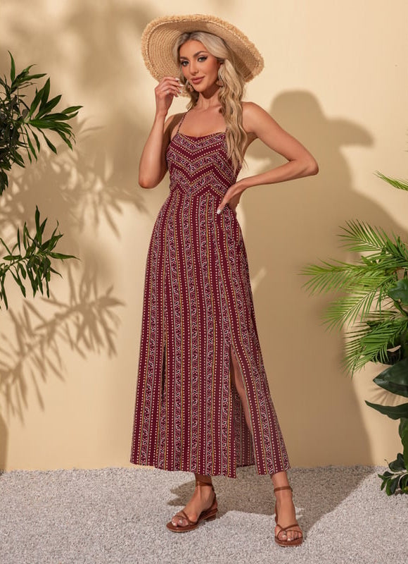 Robe de Soirée Bohème Évasée - gallery 5
