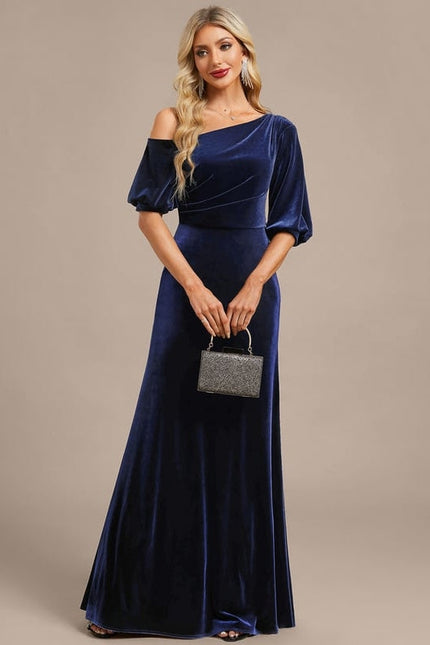 Robe de Soirée Velours Chic Nocturne