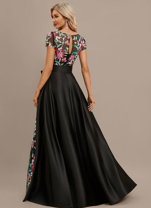 Robe De Soirée Avec Gros Noeud - gallery 4