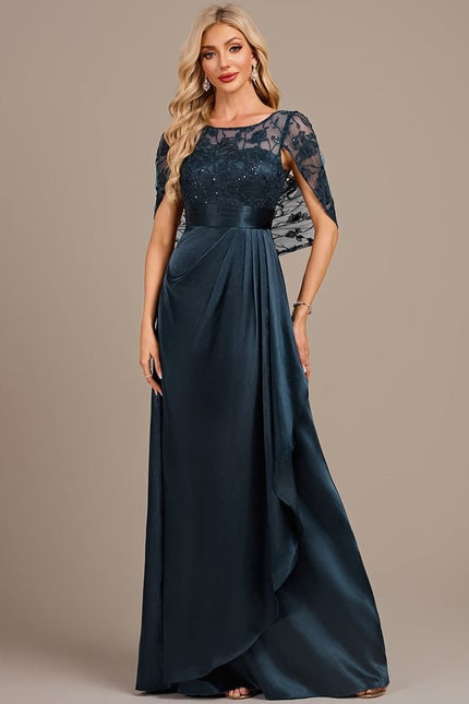 Robe De Soirée Col Rond - gallery 2