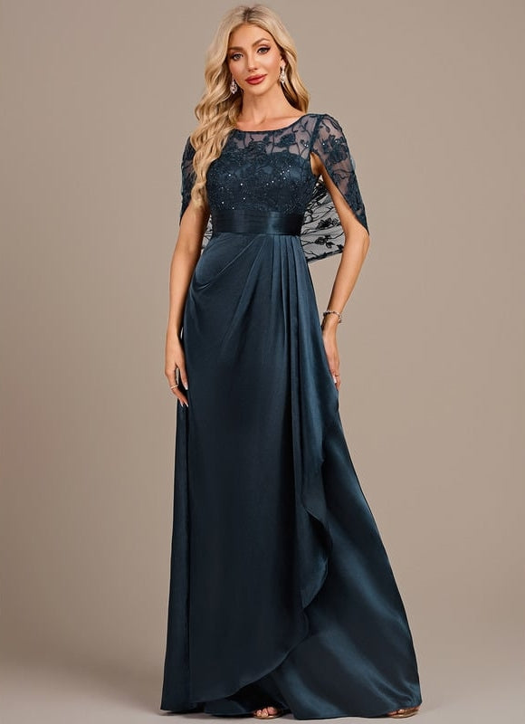 Robe De Soirée Col Rond - gallery 2