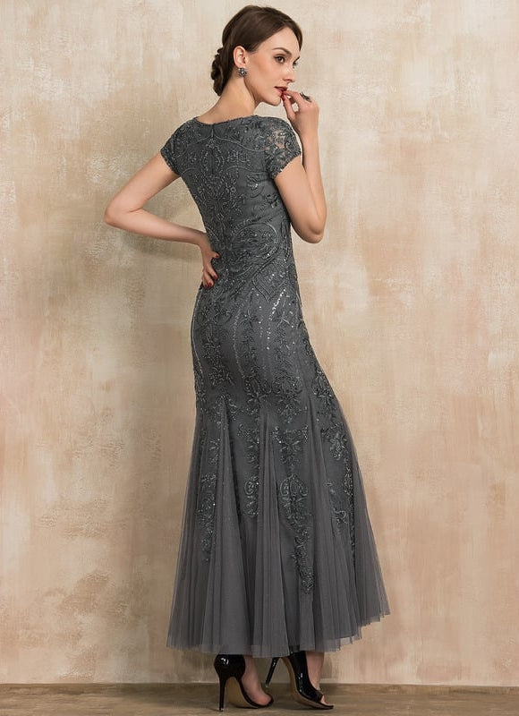 Robe de Soirée Gris Enchanté - gallery 5