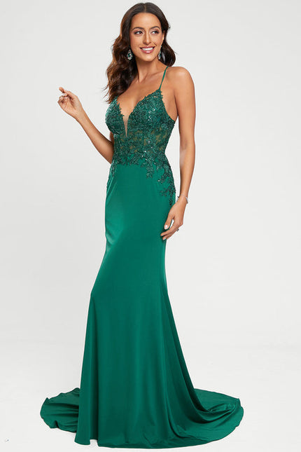 Robe de Soirée Éclat De Jade - gallery 1
