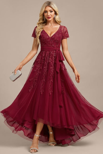 Robe de Soirée De Gala Scintillante - gallery 2
