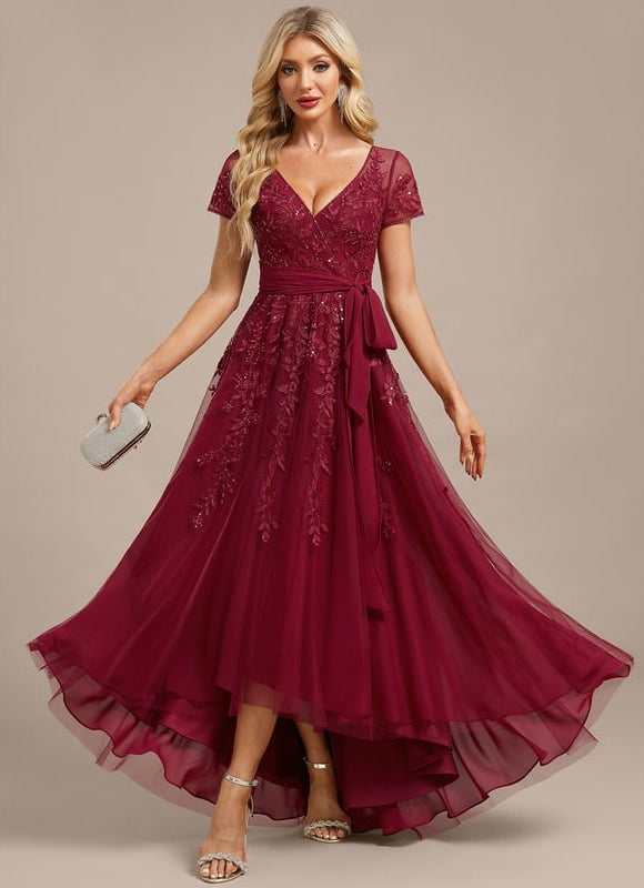 Robe de Soirée De Gala Scintillante - gallery 2