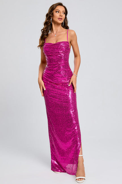 Robe de Soirée Pailletée Sirène - gallery 7