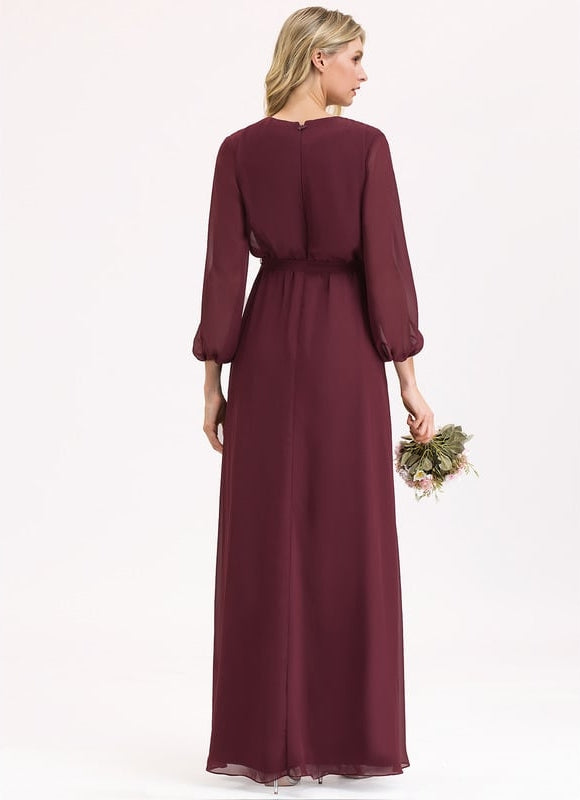 Robe de Soirée Élégance Bordeaux - gallery 5