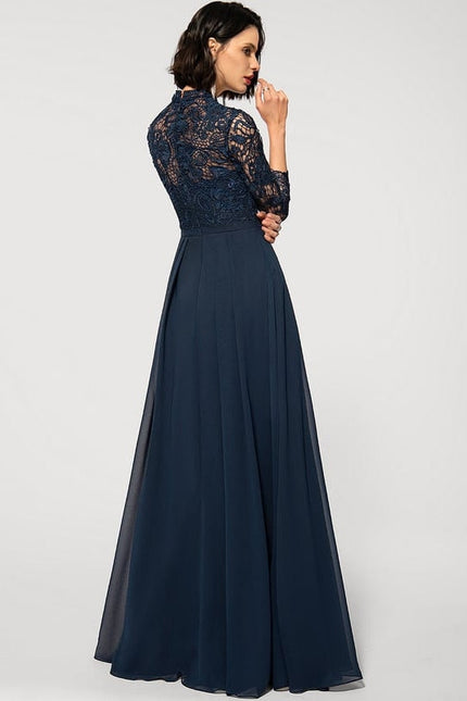 Robe de Soirée Nuit Marine - gallery 1