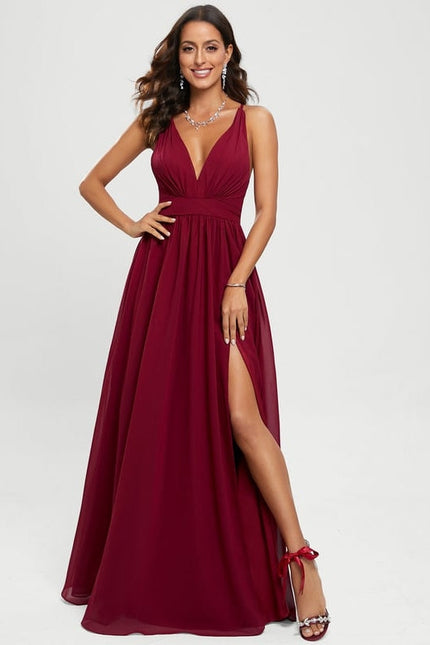 Robe de Soirée Rouge Serein