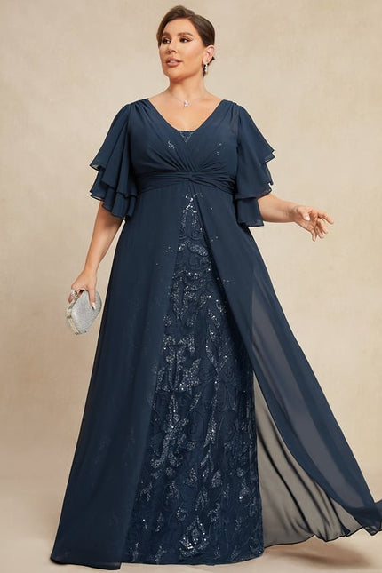 Robe de Soirée Étoffe Lumineuse - gallery 9