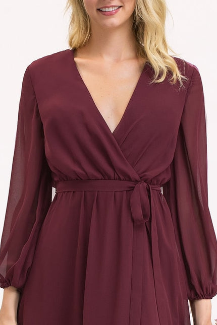 Robe de Soirée Élégance Bordeaux - gallery 1