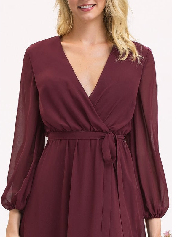 Robe de Soirée Élégance Bordeaux - gallery 1