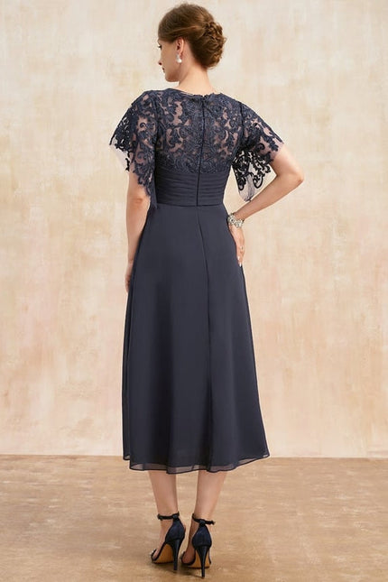 Robe de Soirée Sérénité Marine - gallery 4