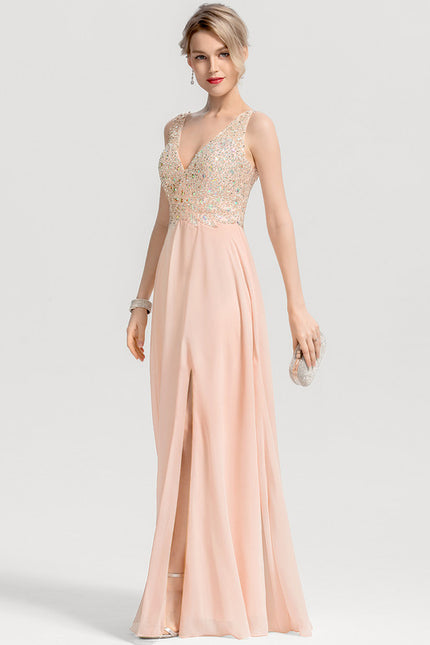 Robe de Soirée Éclat Pêche - gallery 4