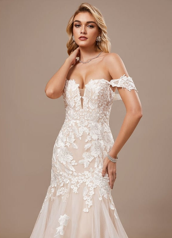 Robe de Soirée Sirène Florale - gallery 5