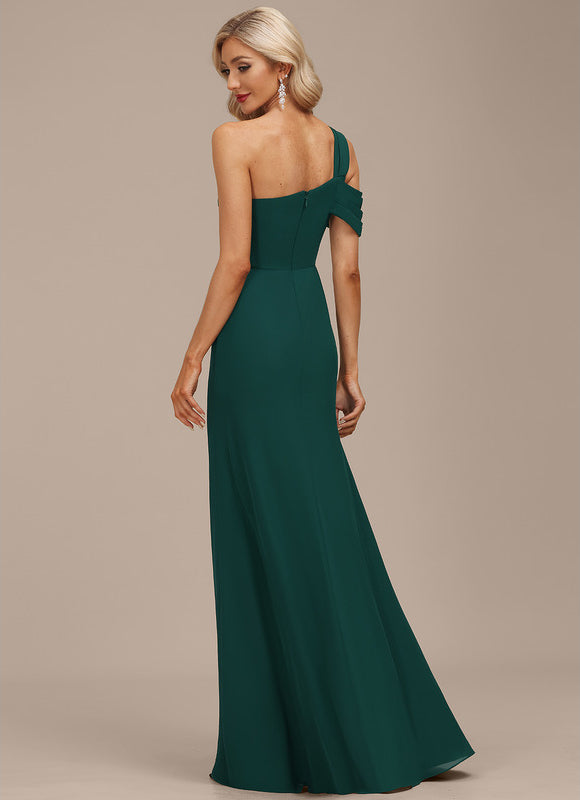 Robe de Soirée Satin Noir Élancé - gallery 2