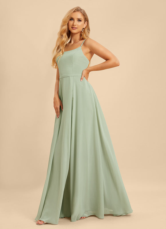 Robe de Soirée Mosaique Satinée - gallery 3