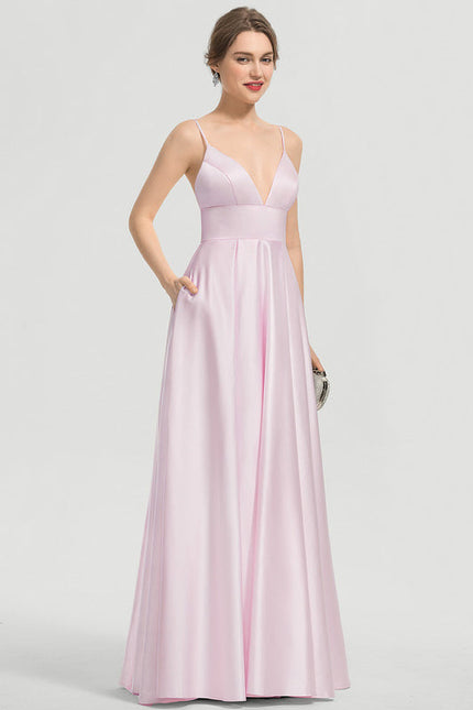 Robe de Soirée Satin Éclairée - gallery 1