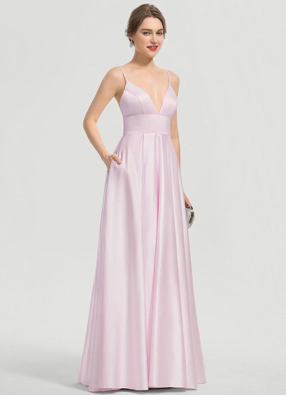 Robe de Soirée Satin Éclairée - gallery 1