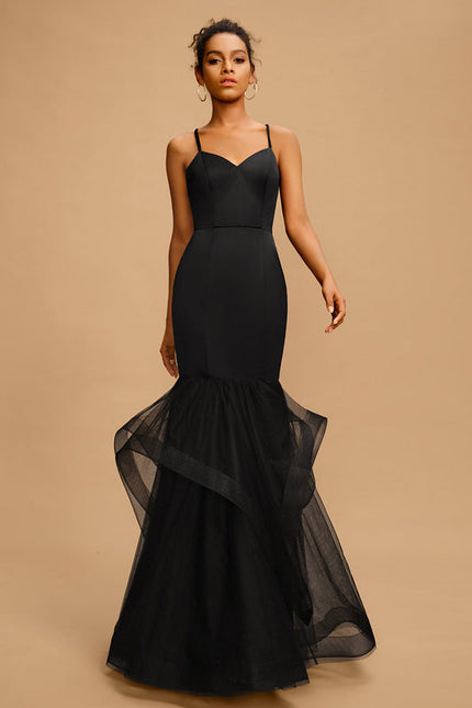 Robe de Soirée Nuit Ébène Tulle - gallery 3