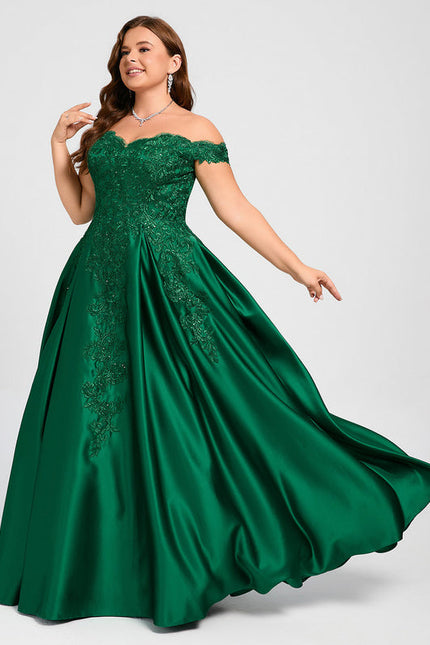 Robe de Soirée Royale Satinée - gallery 9