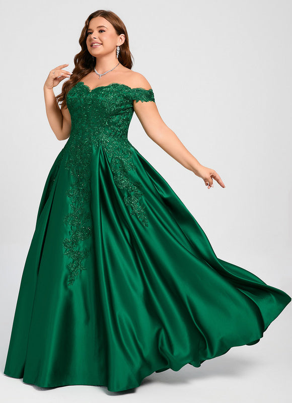 Robe de Soirée Royale Satinée - gallery 9
