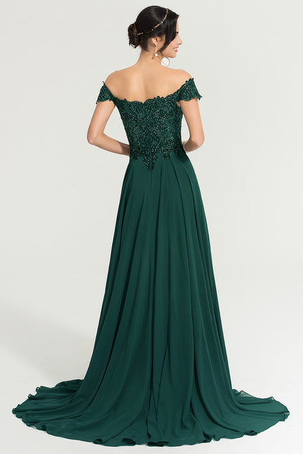 Robe de Soirée Émeraude Rayonnante - gallery 8