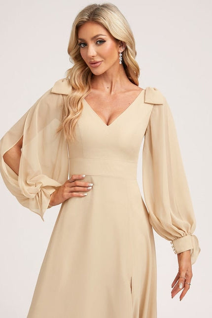 Robe de Soirée Satinée Douceur - gallery 4