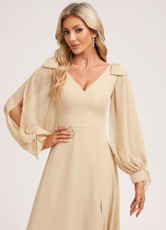 Robe de Soirée Satinée Douceur - gallery 4