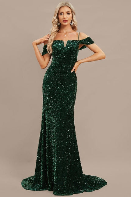 Robe de Soirée Lueur Émeraude - gallery 3