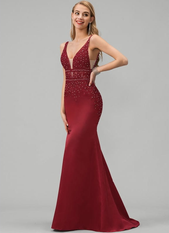 Robe de Soirée Velours Éblouissant