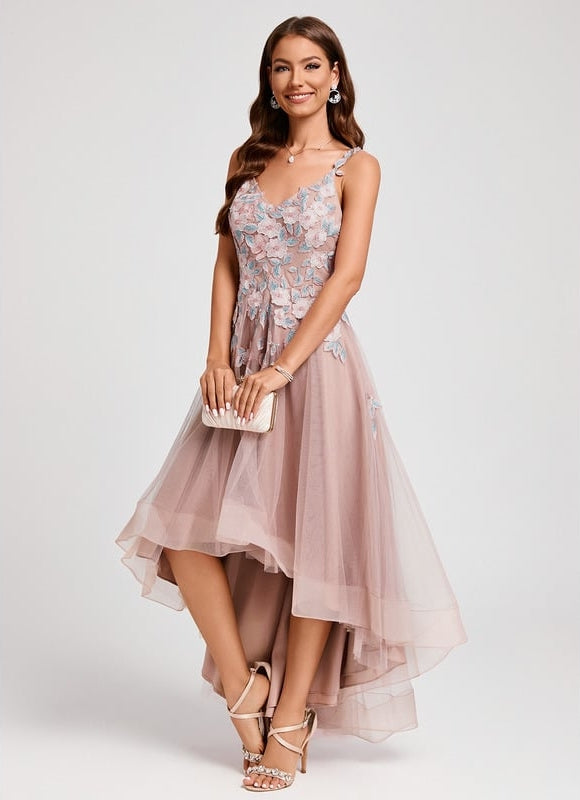 Robe de Soirée Aérienne Florale - gallery 6