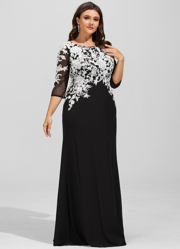 Robe de Soirée Élégance Sombre Astrale - gallery 6