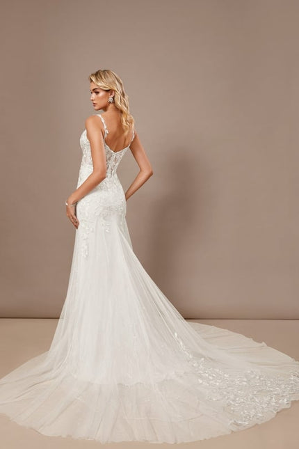 Robe de Soirée Dentelle Éthérée - gallery 6