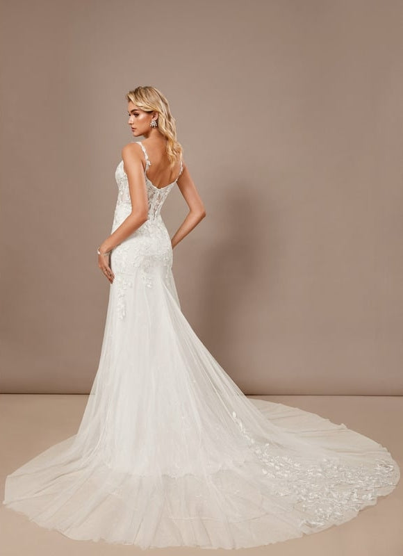 Robe de Soirée Dentelle Éthérée - gallery 6
