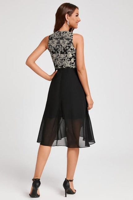 Robe de Soirée Éclatante Noir - gallery 1
