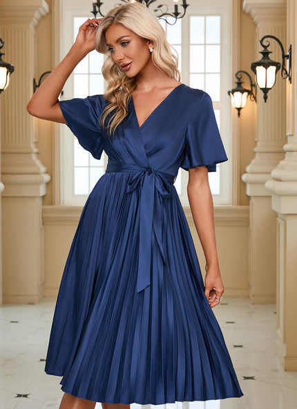 Robe de Soirée Rose Flottante