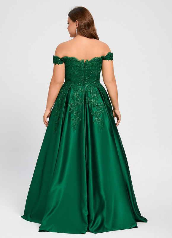 Robe de Soirée Royale Satinée - gallery 5