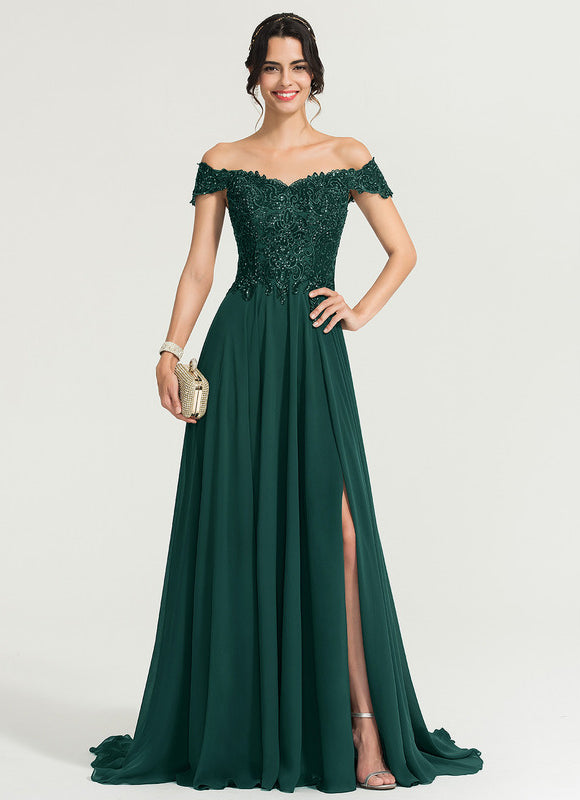 Robe de Soirée Émeraude Rayonnante - gallery 7